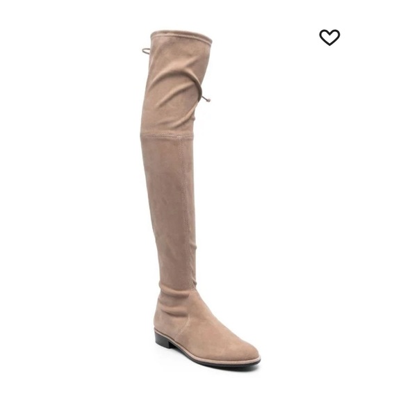 Stuart Weitzman lowland over the knee boots in Taupe - Picture 1 of 7